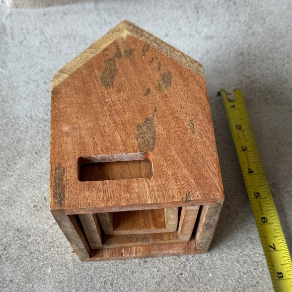 Hearth & Hand Wooden House Decor Set - Natural Brown - Picture 6 of 6